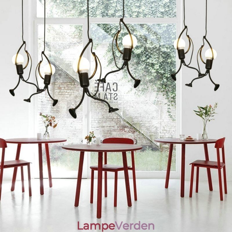 Moderne Pendel Light Creative Little Man Shape Lampe Individuel Home Light