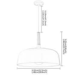 Nordisk Pendel Individuel Justerbar Lampe Hjem Varme Belysning Lys