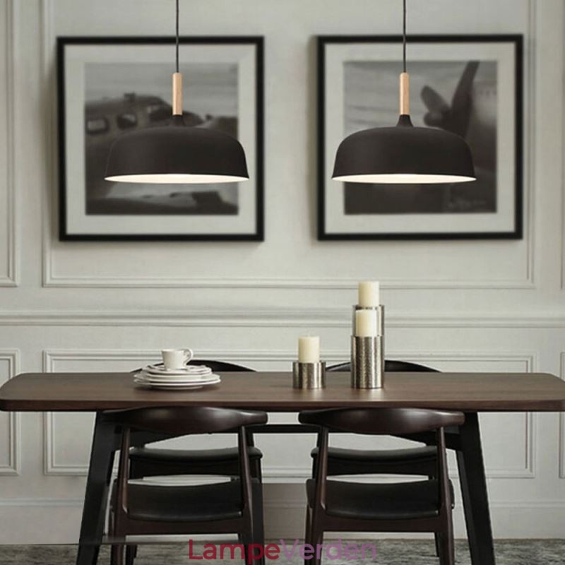 Nordisk Pendel Individuel Justerbar Lampe Hjem Varme Belysning Lys