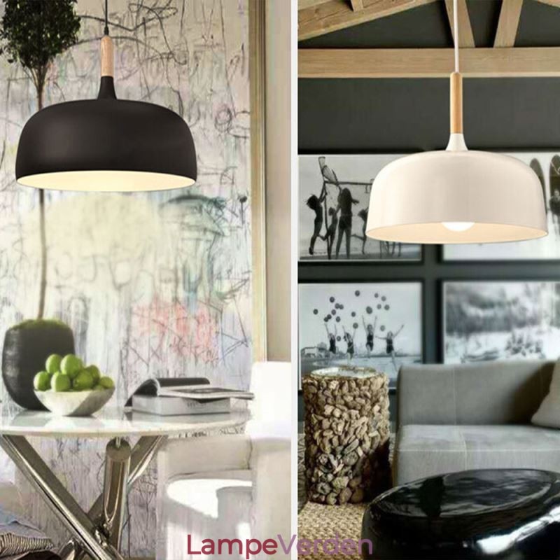 Nordisk Pendel Individuel Justerbar Lampe Hjem Varme Belysning Lys