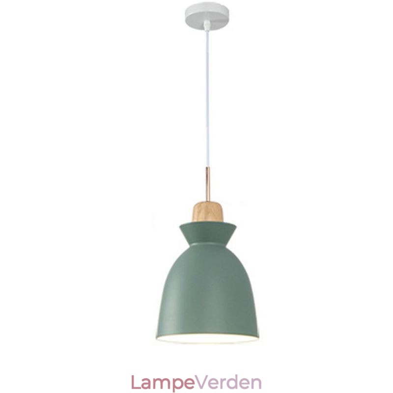 Pendel Nordic Metal Dome Macaron Farver Lampe Lys
