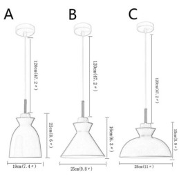 Pendel Nordic Metal Dome Macaron Farver Lampe Lys