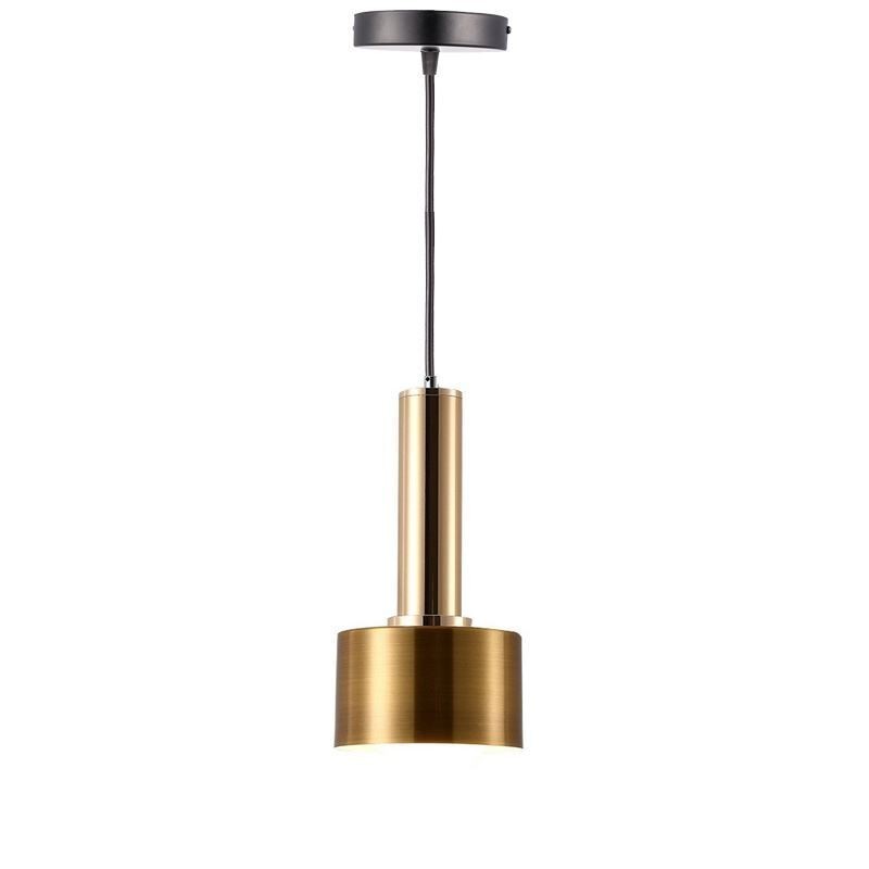 Moderne Simpel Pendel Lys Cylinder Form Lampe Aluminium Belysning Lys