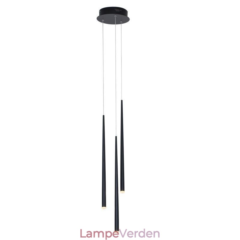 Moderne Simpel Pendel Lys Cylinder Form Belysning Meteor Regn Lampe Lys