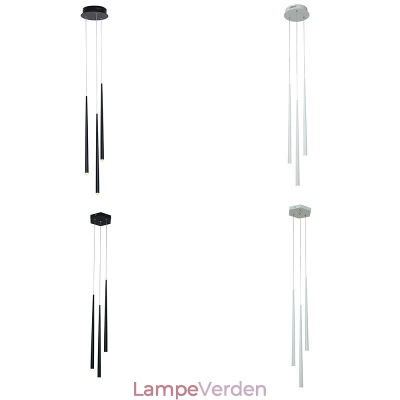 Moderne Simpel Pendel Lys Cylinder Form Belysning Meteor Regn Lampe Lys