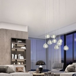 Moderne pendant lys krystal lysekrone lys hjemmebelysning lampe