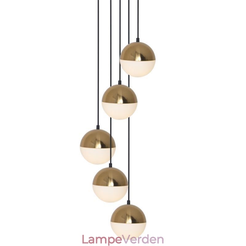 Nordic Cluster Pendel Light Creative Circle Shape Lampebelysning
