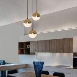 Nordic Ball Cluster Pendel Lys Moderne Kreativ Rund Form Lampebelysning