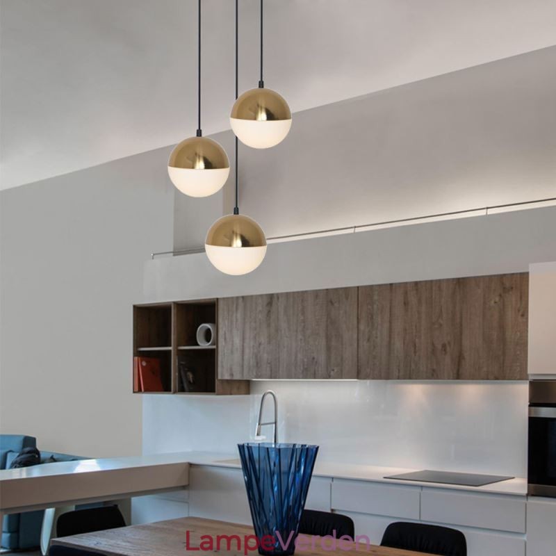 Nordic Ball Cluster Pendel Lys Moderne Kreativ Rund Form Lampebelysning