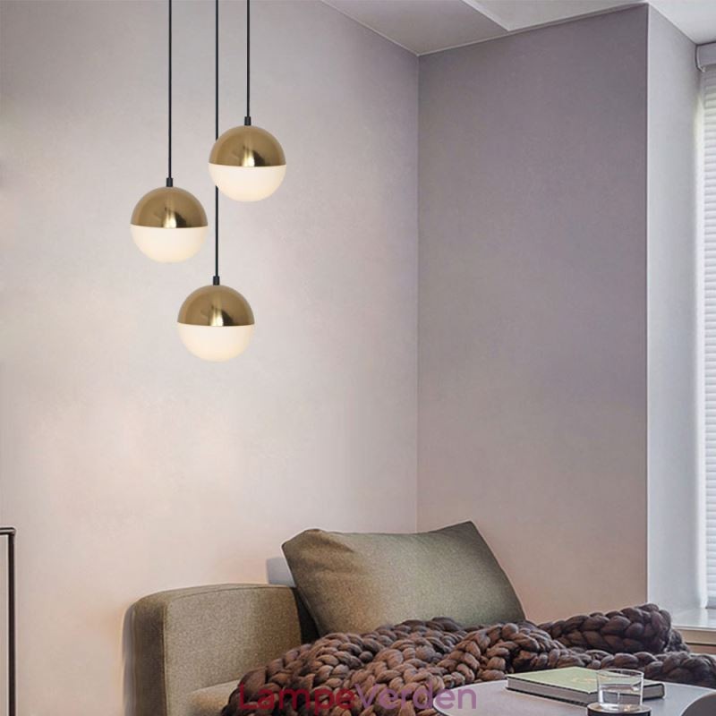 Nordic Ball Cluster Pendel Lys Moderne Kreativ Rund Form Lampebelysning