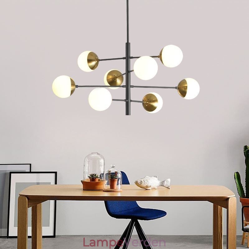 Moderne pendellampe Magic Bean Sputnik lysekrone