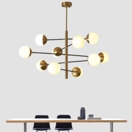 Moderne pendellampe Magic Bean Sputnik lysekrone