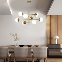 Moderne pendellampe Magic Bean Sputnik lysekrone