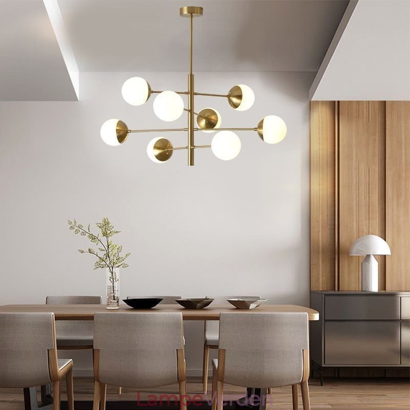 Moderne pendellampe Magic Bean Sputnik lysekrone