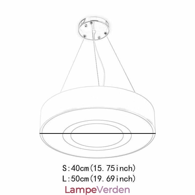 Moderne Unik Pendellampe Rund Lampe Enkel Varmebelysningslys