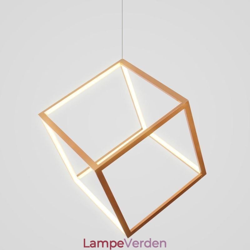 Postmoderne Pendel Geometrisk Guld hængende Lys