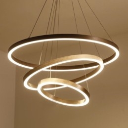 Pendel Drawing Craft 3 Ringe Lampe 80+60+40cm