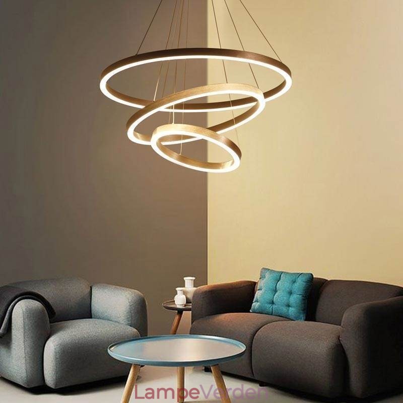 Pendel Drawing Craft 3 Ringe Lampe 80+60+40cm