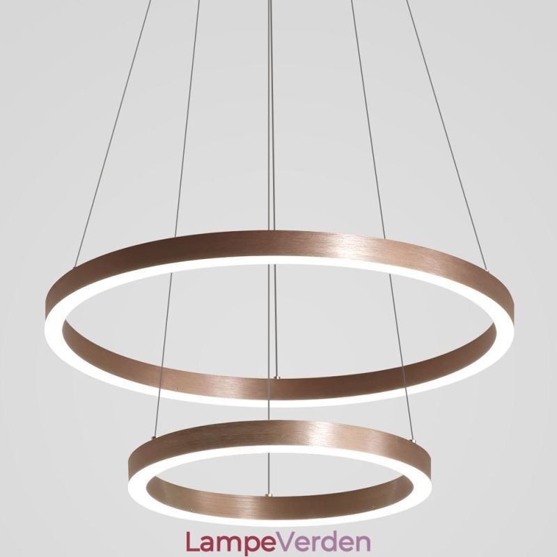 Pendel Drawing Craft 2 Ringe Lampe 60+40cm