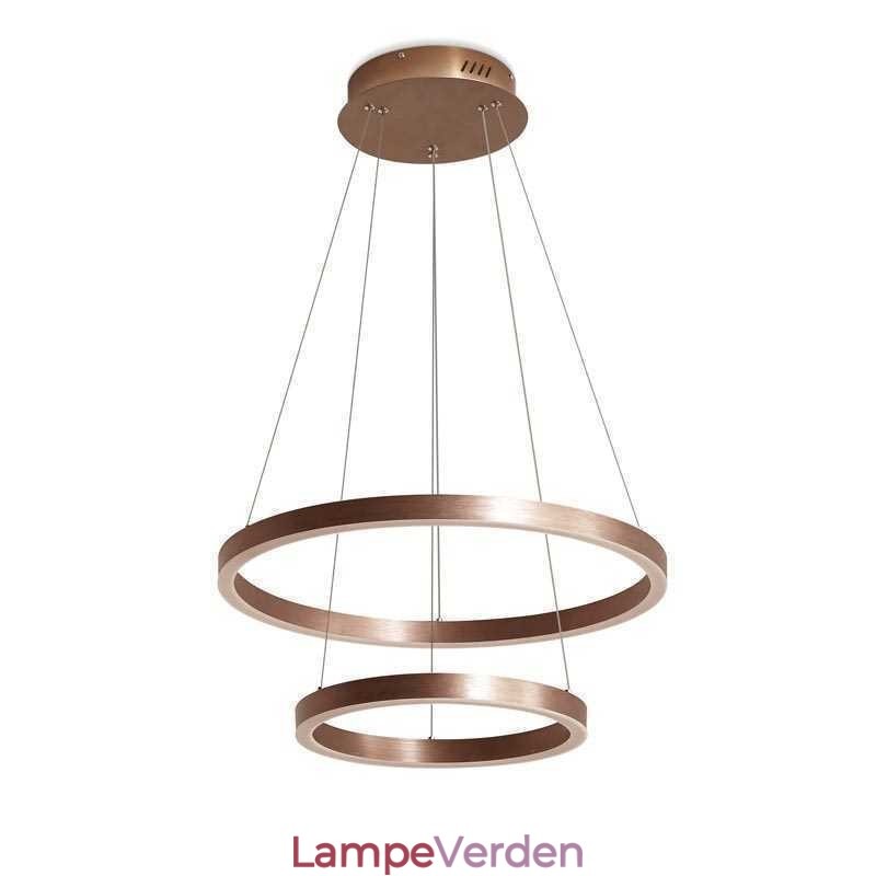 Pendel Drawing Craft 2 Ringe Lampe 60+40cm
