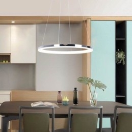 Moderne Pendel Akryl Cirkel Lampe 40cm