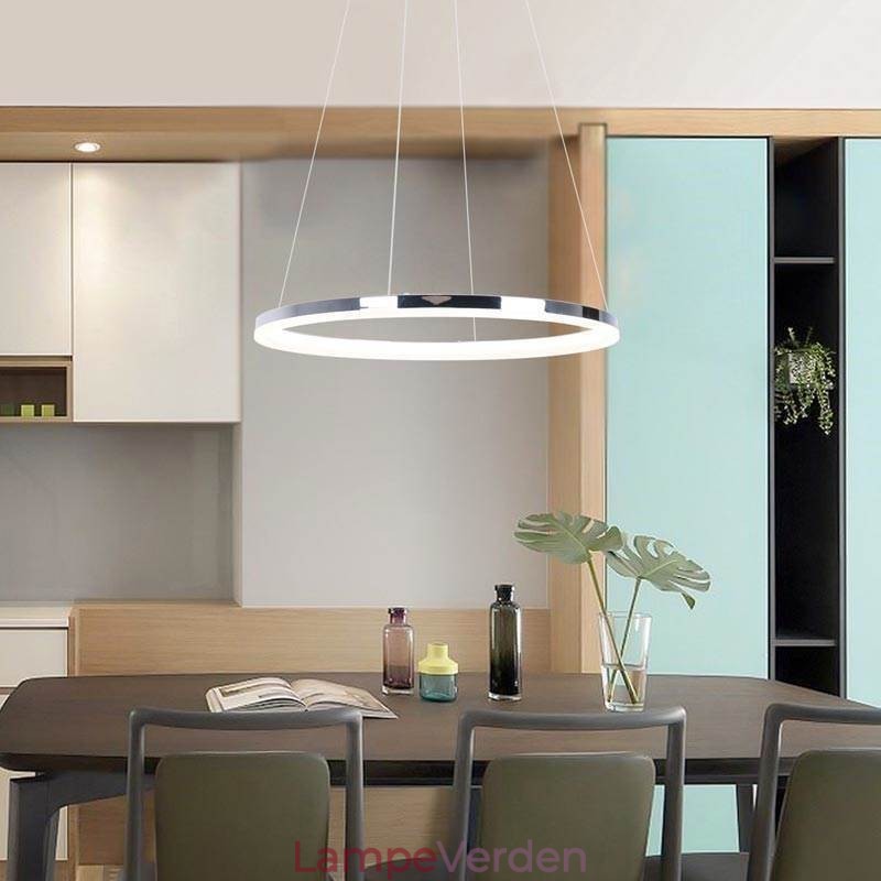 Moderne Pendel Akryl Cirkel Lampe 40cm