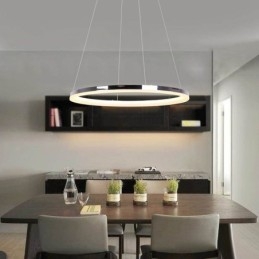 Moderne Pendel Akryl Cirkel Lampe 40cm