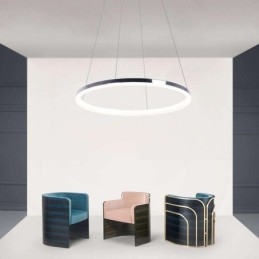 Moderne Pendel Akryl Cirkel Lampe 40cm