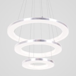 Moderne Pendel Akryl 3 Ringe Lampe 40+30+20cm