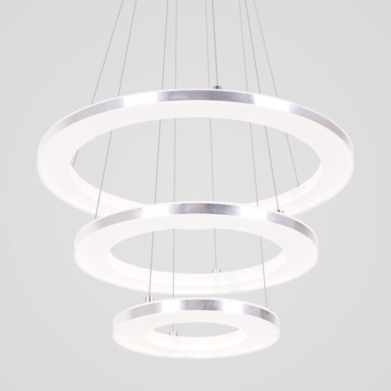 Moderne Pendel Akryl 3 Ringe Lampe 40+30+20cm