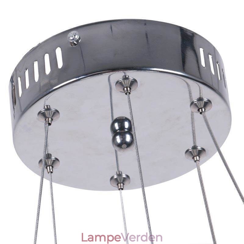 Moderne Pendel Akryl 2 Ringe Lampe 40+20cm