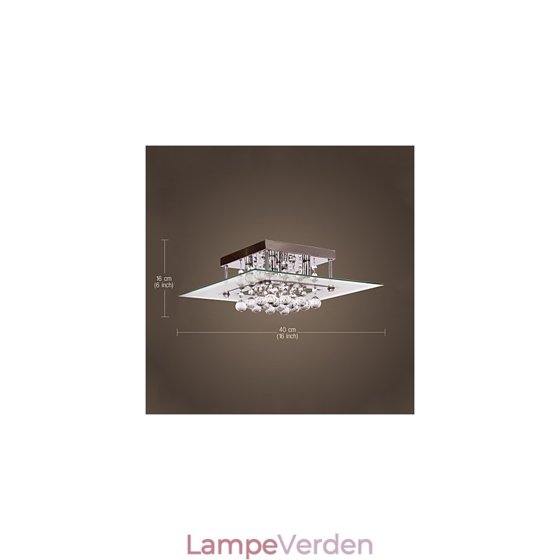 Loftslampe Moderne Krystal Living 5 Lys