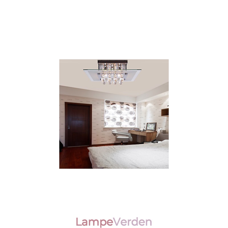 Loftslampe Moderne Krystal Living 5 Lys