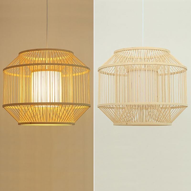 Lantern Bambus Pendel Light Creative Japanese Pendel Light