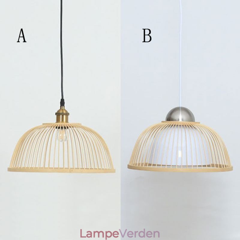 Moderne enkel nedadgående pendant Light Special Bambus Pendel Light Bedside Lighting