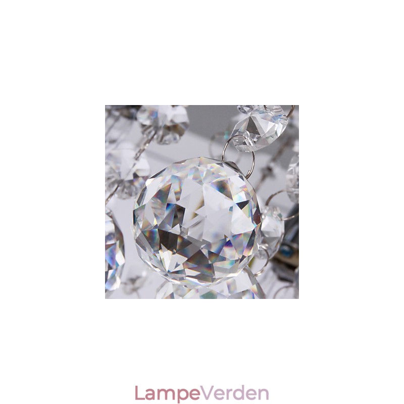 Loftslampe Moderne Krystal Living 5 Lys