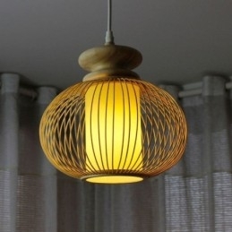 Nordic Exquisite Bamboo Pendel