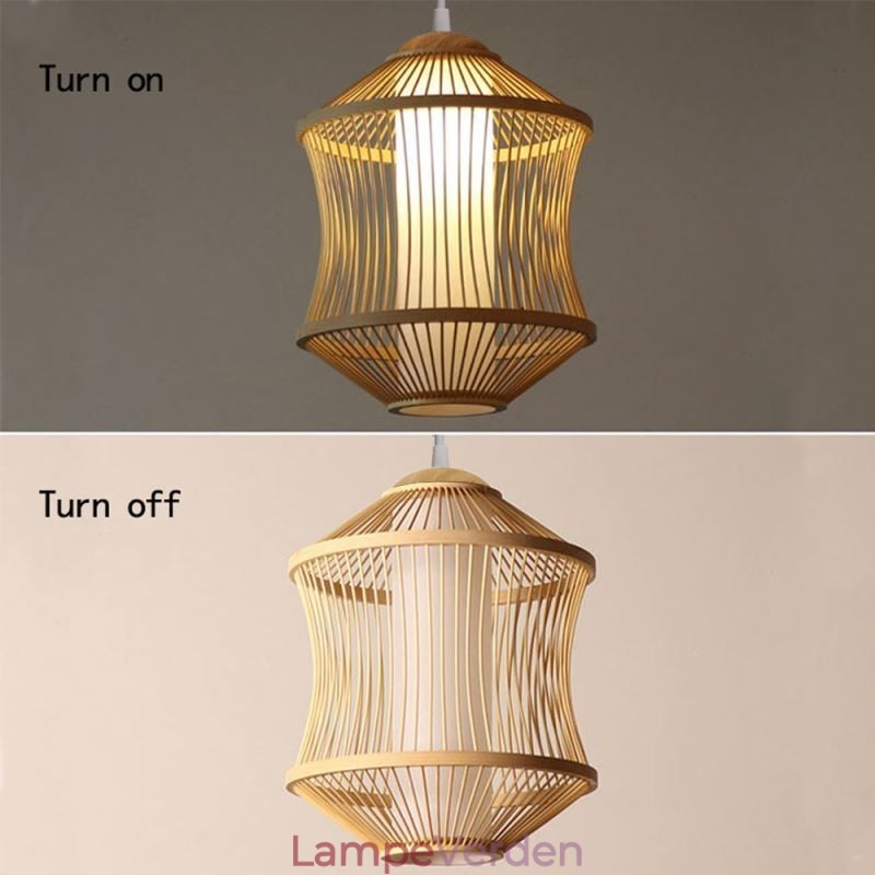 Visual Comfort Bamboo Cage Pendel Light