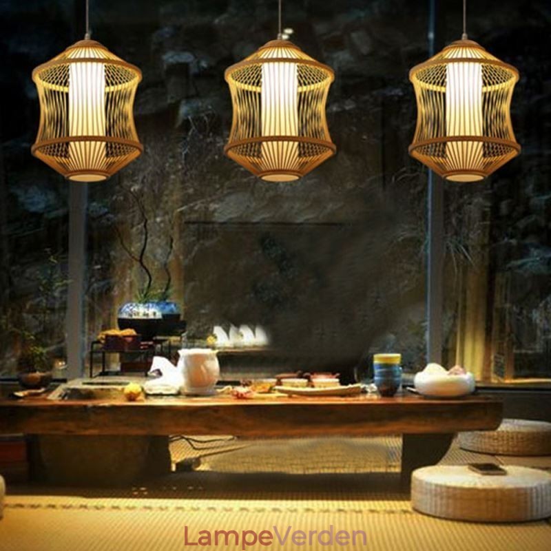 Visual Comfort Bamboo Cage Pendel Light