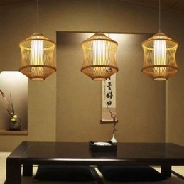 Visual Comfort Bamboo Cage Pendel Light