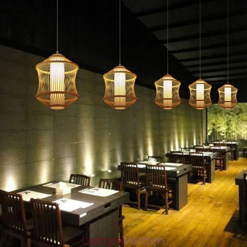 Visual Comfort Bamboo Cage Pendel Light