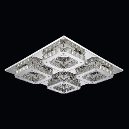 Moderne moderne elektropletteret metal Flush Mount