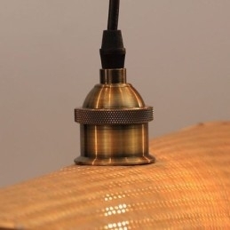 Creative Leaf Pendel Light Moderne Bambus Pendel Light Tearoom Lighting