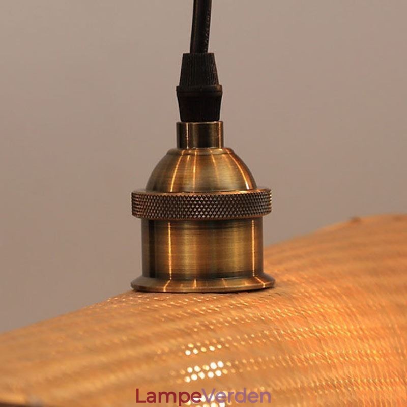 Creative Leaf Pendel Light Moderne Bambus Pendel Light Tearoom Lighting