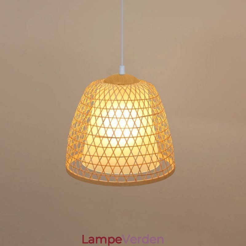 Visual Comfort Dome Bamboo Pendel Light