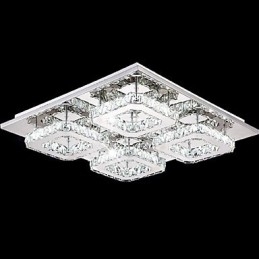 Moderne moderne elektropletteret metal Flush Mount