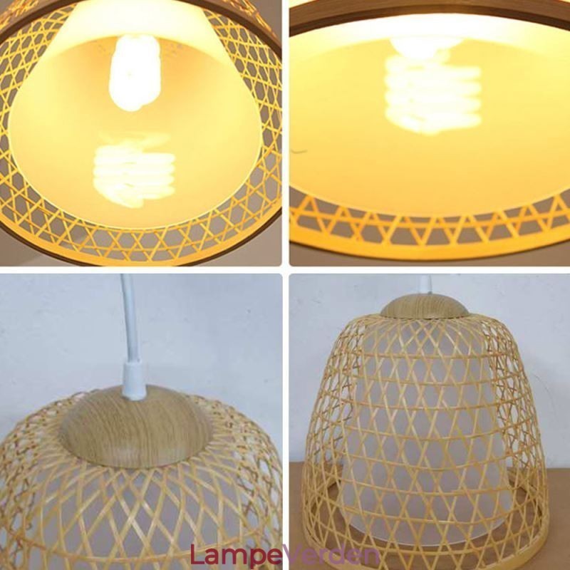 Visual Comfort Dome Bamboo Pendel Light