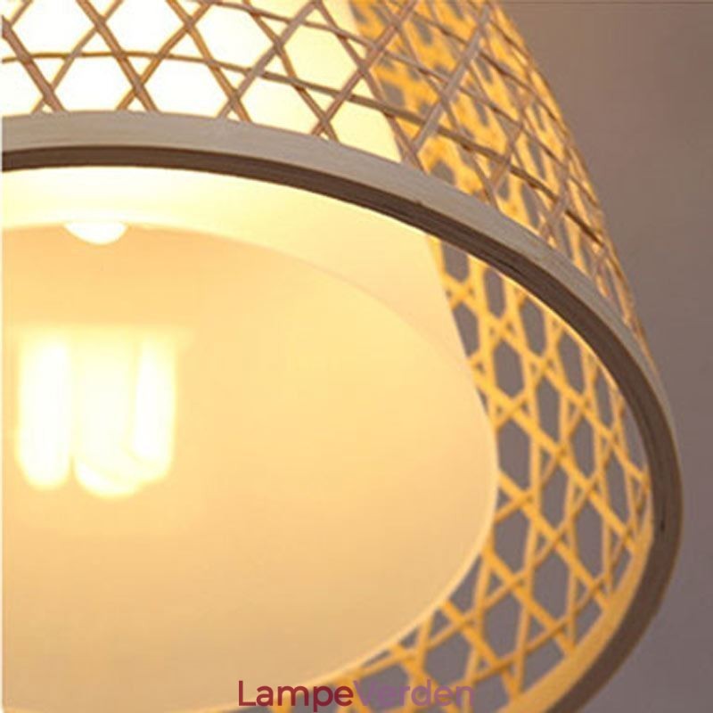 Visual Comfort Dome Bamboo Pendel Light