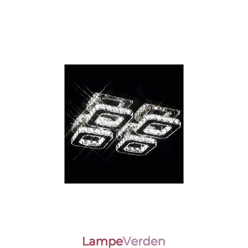 Moderne moderne elektropletteret metal Flush Mount