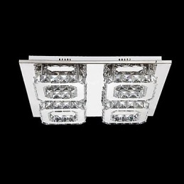 Moderne moderne elektropletteret metal Flush Mount